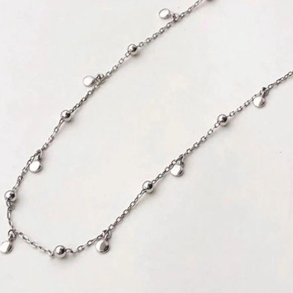 ⭐️Insta coin bead sterling silver necklace - Picture 5 of 6